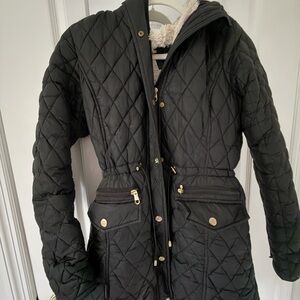 Women's Quilted Black Jacket